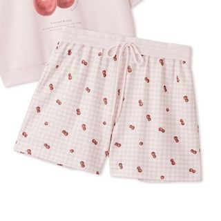 スナイデルホーム(SNIDEL HOME)のSNIDEL HOMEスナイデルホームチェリースウェットセットアップ※パンツのみ(ルームウェア)