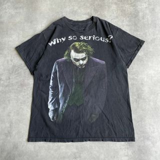 ダークナイト ジョーカー プリントTシャツ ムービーT 古着 M 黒 15322