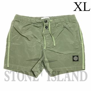 STONE ISLAND SWIM SHORTS　カーキ　XL　新品　ショーツ