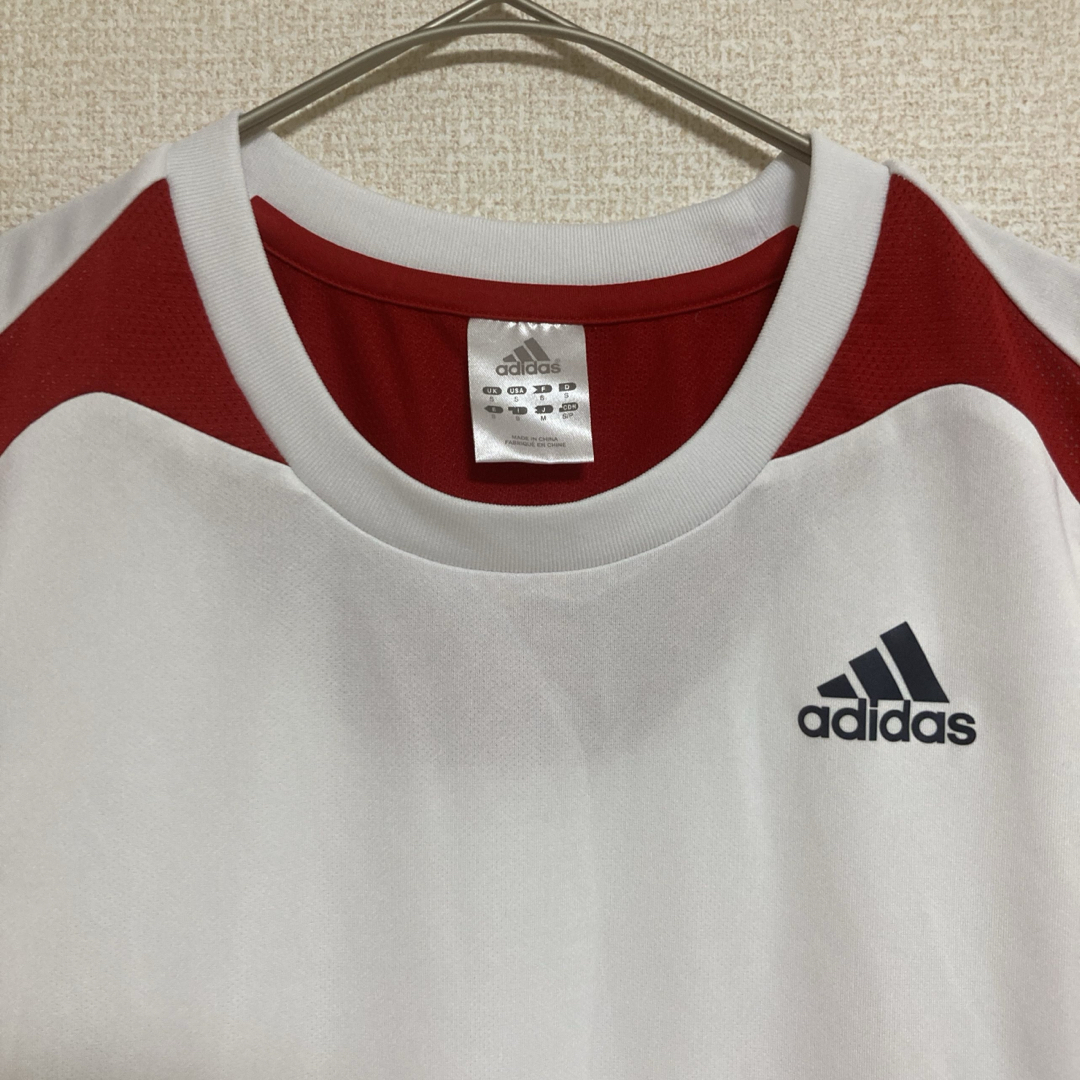 adidas(アディダス)のアディダス ノースリーブ 吸水速乾 トレーニングウェア ジムウェア M 白系 レディースのトップス(タンクトップ)の商品写真