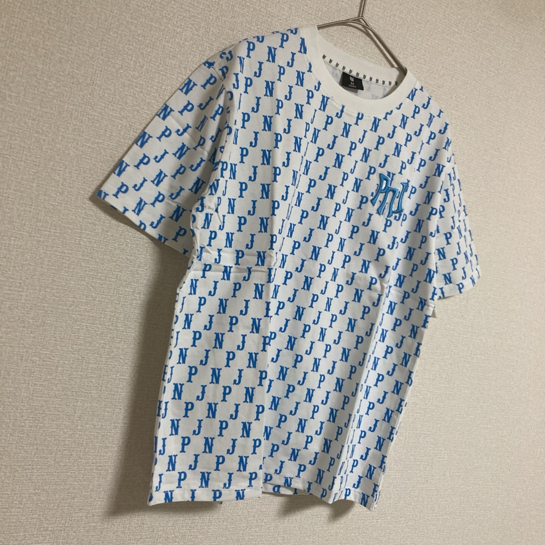 pnj baseball association 半袖Tシャツ 総柄 トップス メンズのトップス(Tシャツ/カットソー(半袖/袖なし))の商品写真