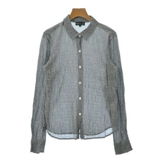 アニエスベー(agnes b.)のAgnes b. アニエスベー ブラウス M 黒 【古着】【中古】【送料無料】(シャツ/ブラウス(長袖/七分))