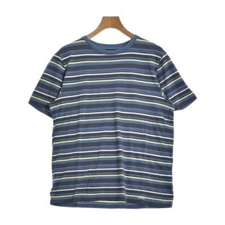 A.P.C. アーペーセー Tシャツ・カットソー L 青 【古着】【中古】【送料無料】(Tシャツ/カットソー(半袖/袖なし))