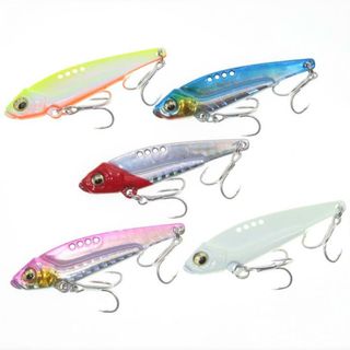 ルアーセット 63mm 13ｇ メタルバイブ 5個セット 鉄板バイブ 