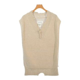 Maison Margiela メゾンマルジェラ ベスト S ベージュ 【古着】【中古】【送料無料】(ベスト)