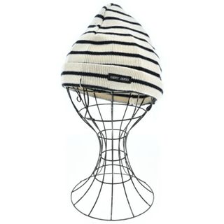 セントジェームス(SAINT JAMES)のSAINT JAMES セントジェームス ニットキャップ・ビーニー  白 【古着】【中古】【送料無料】(ニット帽/ビーニー)