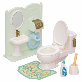 シルバニアファミリー 家具 【 トイレセット 】 カ-629 STマーク認証 3(その他)