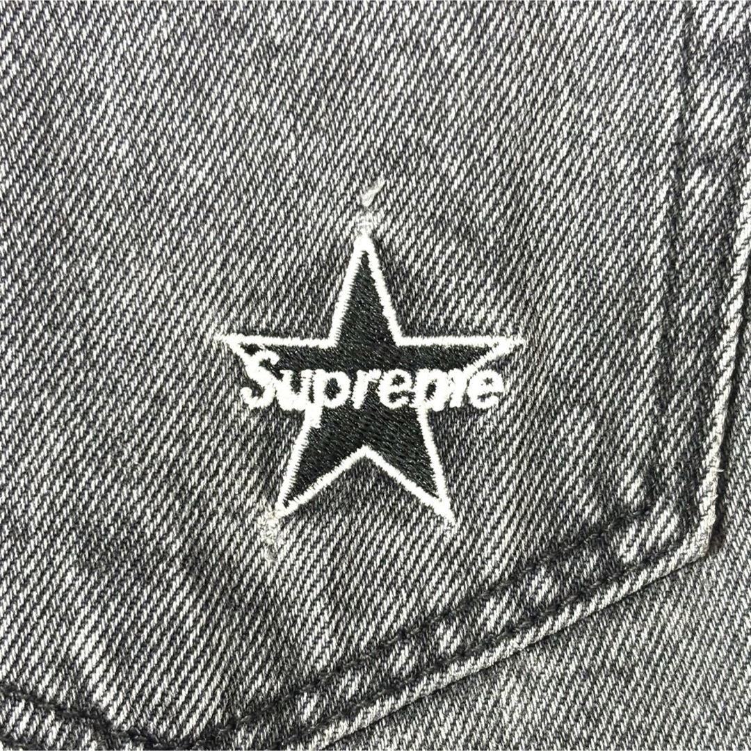 Supreme(シュプリーム)の美品 Supreme スターロゴレギュラージーンズ "ブラック" size30 メンズのパンツ(デニム/ジーンズ)の商品写真