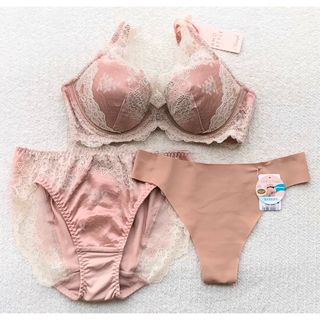 アモスタイル(AMO'S STYLE)の本日迄！AMOSTYLE ブラジャー D70＆ショーツ M＆Sloggi M(ブラ&ショーツセット)
