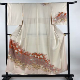 訪問着 身丈152cm 裄丈62cm 正絹 優品 【中古】(着物)