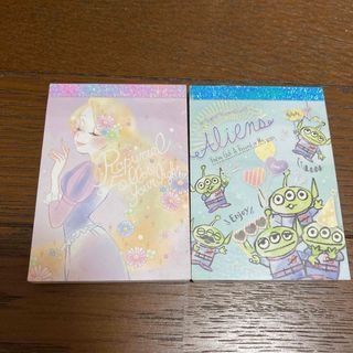 ディズニー(Disney)の平成レトロ　ディズニーメモ帳2個セット(ノート/メモ帳/ふせん)