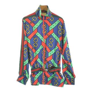 グッチ(GUCCI)のGUCCI グッチ ブルゾン S 青 【古着】【中古】【送料無料】(その他)