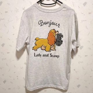ディズニー(Disney)のわんわん物語 ティシャツ  Tシャツ レディース  レディ ディズニー Disn(Tシャツ(半袖/袖なし))