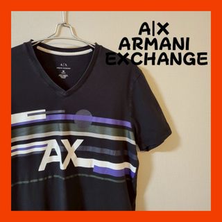 アルマーニエクスチェンジ(ARMANI EXCHANGE)のA|X アルマーニエクスチェンジ ロゴTシャツ M 美品  (Tシャツ/カットソー(半袖/袖なし))