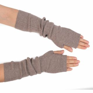 【人気商品】[Soxbang] アームウォーマー レディース カシミヤ 指なし (その他)