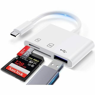 【特価商品】【2024新安定版】 SDカードリーダー type-c メモリカード(PC周辺機器)