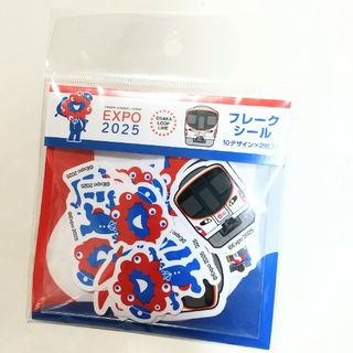 ミャクミャク×大阪環状線 フレークシール10デザインのステッカー 2枚ずつ(シール)