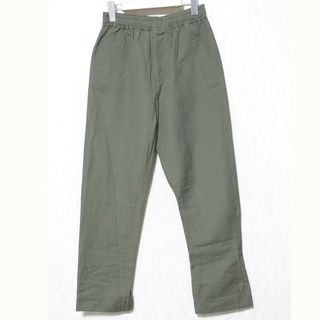マーガレットハウエル(MARGARET HOWELL)の美品 MARGARET HOWELL マーガレットハウエル リネンウールイージーパンツ 578-1142004 1 カーキ レディース 古着 中古 USED(その他)