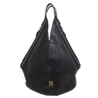 ジバンシィ(GIVENCHY)の良品 GIVENCHY ジバンシィ 4G ティナン レザー ハンドバッグ ショルダーバッグ ブラック レディース 古着 中古 USED(ハンドバッグ)