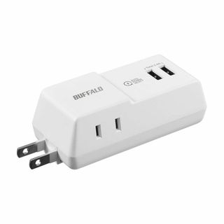 【在庫セール】バッファロー 電源 タップ USBポート付き(USB x2 コンセ
