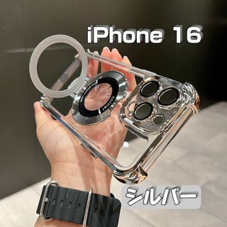 iPhone 16スマホケース　アイフォーンケース　レンズ保護　透明 スタンド(iPhoneケース)