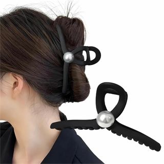 KISARGヘアクリップ 大きめ バンスクリップ 髪留め クリップ しっかりとま
