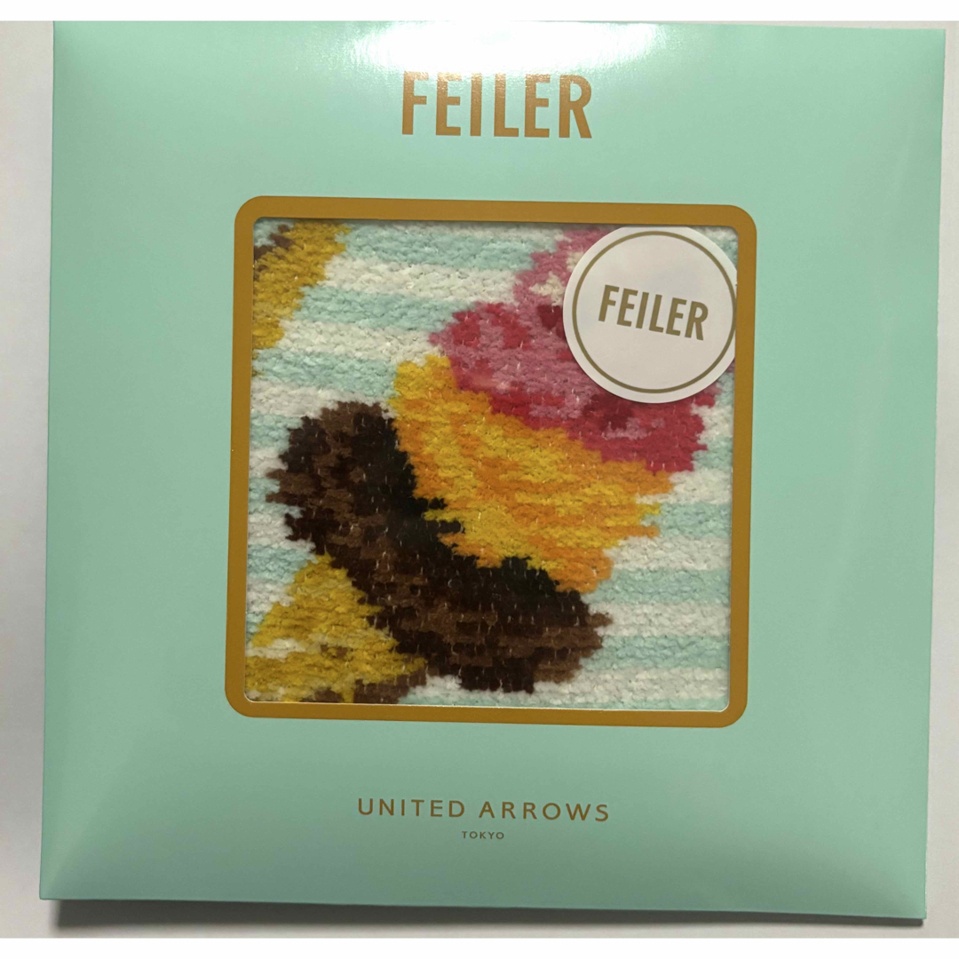 FEILER(フェイラー)の新品 ユナイテッドアローズ 別注 フェイラー アイスクリーム ハンカチ レディースのファッション小物(ハンカチ)の商品写真