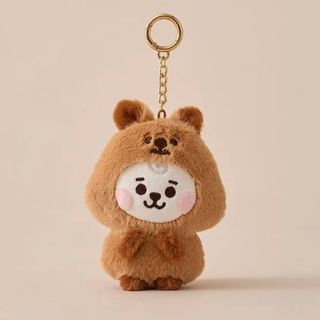 ビーティーイシビル(BT21)のBT21 RJ ベビー ぬいぐるみキーリング FLUFFY BTS JIN ジン(キャラクターグッズ)