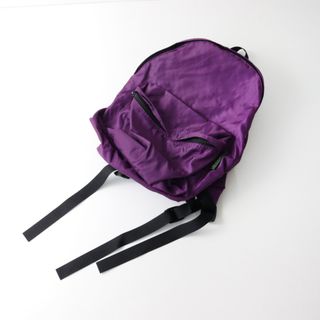 エルベシャプリエ(Herve Chapelier)のエルベシャプリエ Herve Chapelier 978N ナイロンデイパック /パープル リュックサック レザー使い 【2400014513035】(リュック/バックパック)