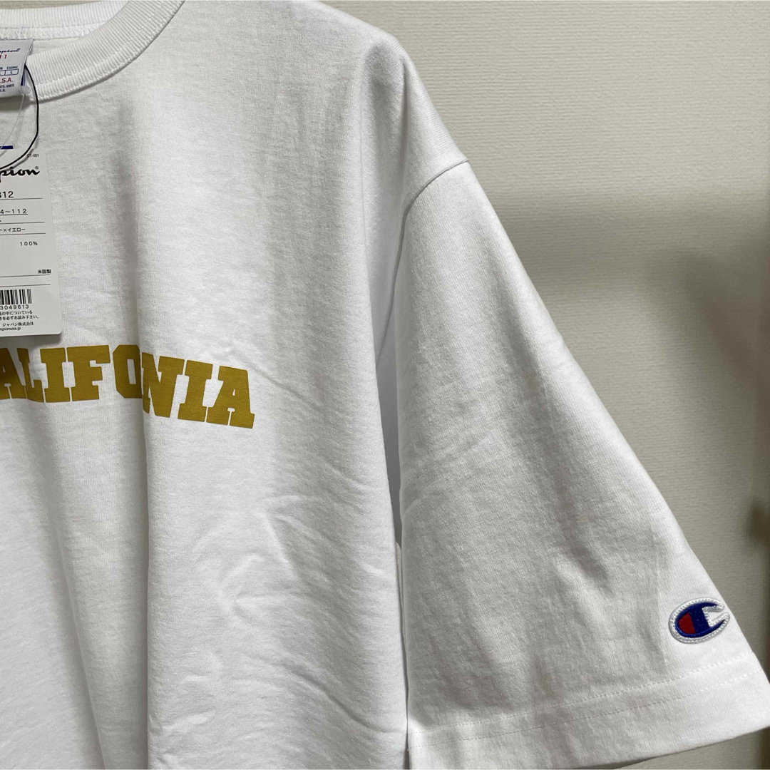 Ron Herman(ロンハーマン)のRHC × Champion カリフォルニア USA Tee【XL】Tシャツ 紺 メンズのトップス(Tシャツ/カットソー(半袖/袖なし))の商品写真