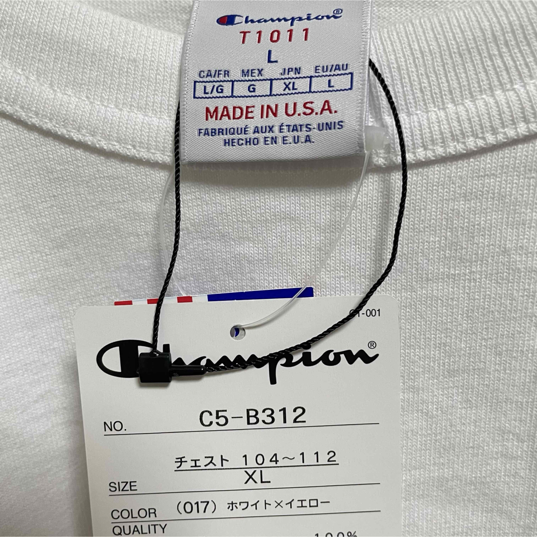 Ron Herman(ロンハーマン)のRHC × Champion カリフォルニア USA Tee【XL】Tシャツ 紺 メンズのトップス(Tシャツ/カットソー(半袖/袖なし))の商品写真