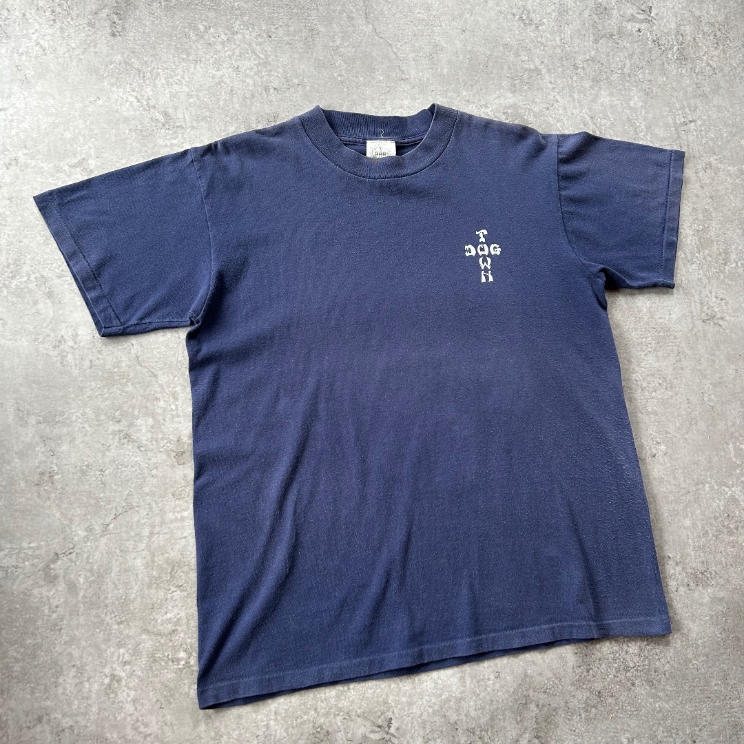 DOG TOWN(ドッグタウン)の90s dogtown ドッグタウン tシャツ USA製 ネイビー アーロン柄 メンズのトップス(Tシャツ/カットソー(半袖/袖なし))の商品写真