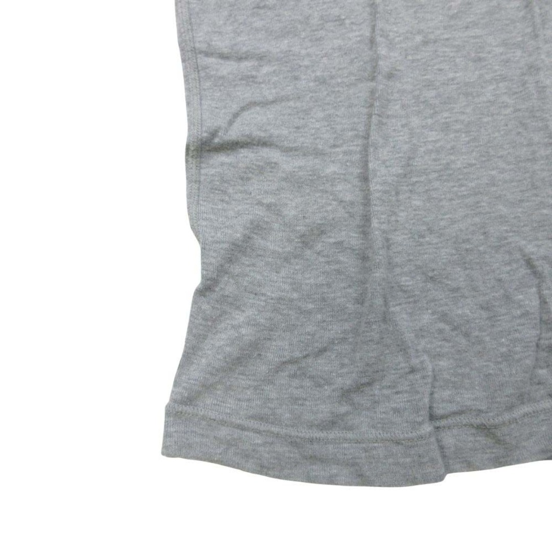 Jean Paul GAULTIER HOMME ジャンポールゴルチエ オム Vネック Tシャツ 半袖 無地 ワンポイント カットソー L グレー メンズ 古着 中古 USED メンズのトップス(Tシャツ/カットソー(半袖/袖なし))の商品写真