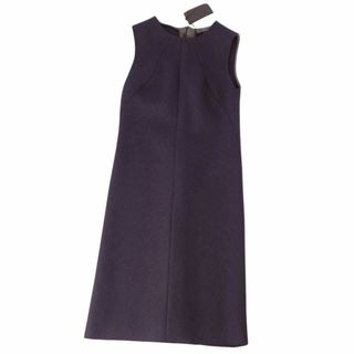 ボッテガヴェネタ(BOTTEGA VENETA)の未使用 ボッテガヴェネタ BOTTEGA VENETA ワンピース ノースリーブ ウール アンゴラ トップス 42(L相当) パープル(ひざ丈ワンピース)