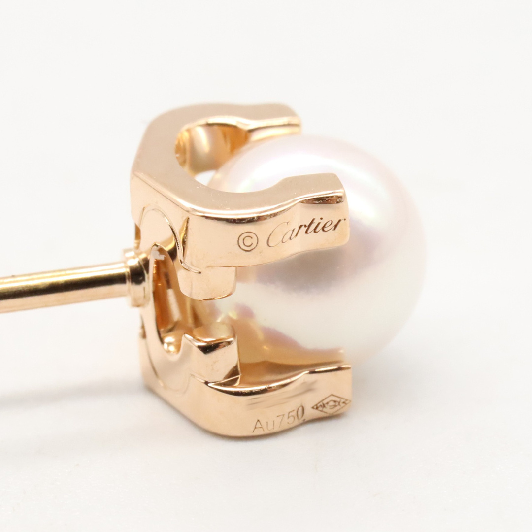 カルティエ C de Cartier Au750 アコヤパールピアス Cartier - CARTIER カルティエ ピアス Cドゥ カルティエ アコヤ
