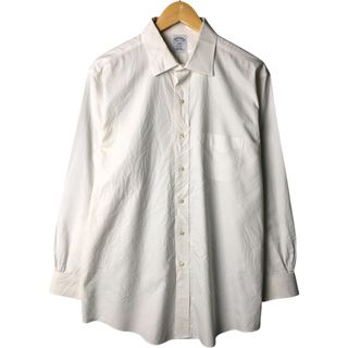 ブルックスブラザーズ(Brooks Brothers)の古着 ブルックスブラザーズ Brooks Brothers 1818 長袖 コットンシャツ メンズL相当 /eaa567080(シャツ)