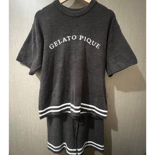 ジェラートピケ(gelato pique)のジェラートピケ 半袖プルオーバー ショートパンツ 上下セット ルームウェア (ルームウェア)