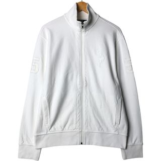 ラルフローレン(Ralph Lauren)の古着 ラルフローレン Ralph Lauren POLO by Ralph Lauren ビッグポニー 鹿の子 フルジップスウェットシャツ トレーナー メンズL相当 /eaa567703(スウェット)
