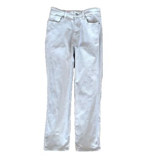 ユニクロ(UNIQLO)のUNIQLO　デニム　パンツ　ホワイト　25(デニム/ジーンズ)
