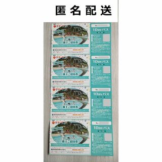 東京サマーランド 東京都競馬株主優待 4枚【匿名配送】②(プール)