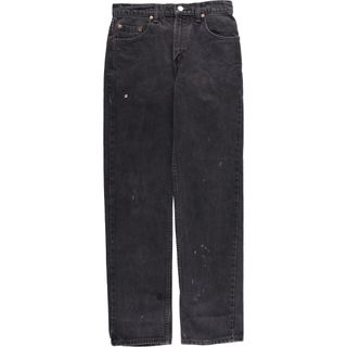 リーバイス(Levi's)の古着 90年代 リーバイス Levi's 505-0260 ブラックデニム テーパードデニムパンツ カナダ製 メンズw30相当 /evb007574(デニム/ジーンズ)