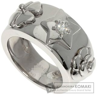 シャネル(CHANEL)のCHANEL シャネル スリー シンボル 1P ダイヤモンド リング・指輪 K18WG レディース [中古](リング(指輪))