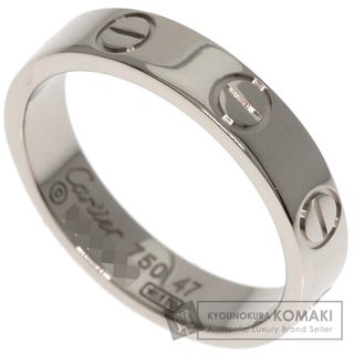カルティエ(Cartier)のCARTIER カルティエ ミニ ラブリング #47 リング・指輪 K18WG レディース [中古](リング(指輪))
