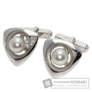 タサキ(TASAKI)のTASAKI タサキ パール 真珠 カフス K14WG メンズ [中古](カフリンクス)