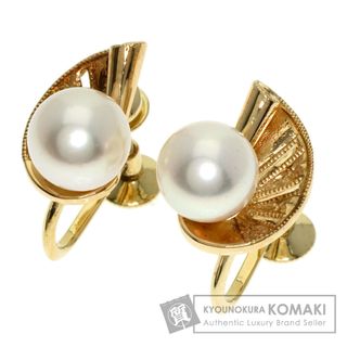 ミキモト(MIKIMOTO)のMIKIMOTO ミキモト パール 真珠 イヤリング K14YG レディース [中古](イヤリング)