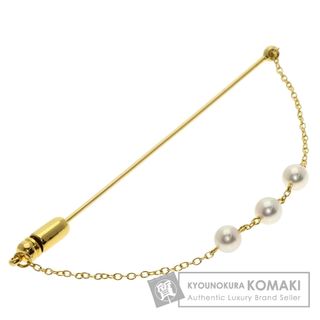 ミキモト(MIKIMOTO)のMIKIMOTO ミキモト パール 真珠 ピンブローチ ブローチ K18YG レディース [中古](ブローチ/コサージュ)