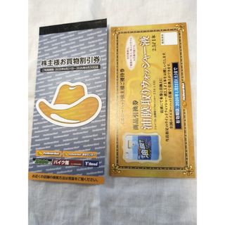 イエローハット　株主優待3000円（300✕10枚）　＋　ウォッシャー液引換(ショッピング)