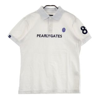 サイズ：4 PEARLY GATES パーリーゲイツ 053-0160530 半袖ポロシャツ  ホワイト系 [240101493230] ゴルフウェア メンズ ストスト(ウエア)