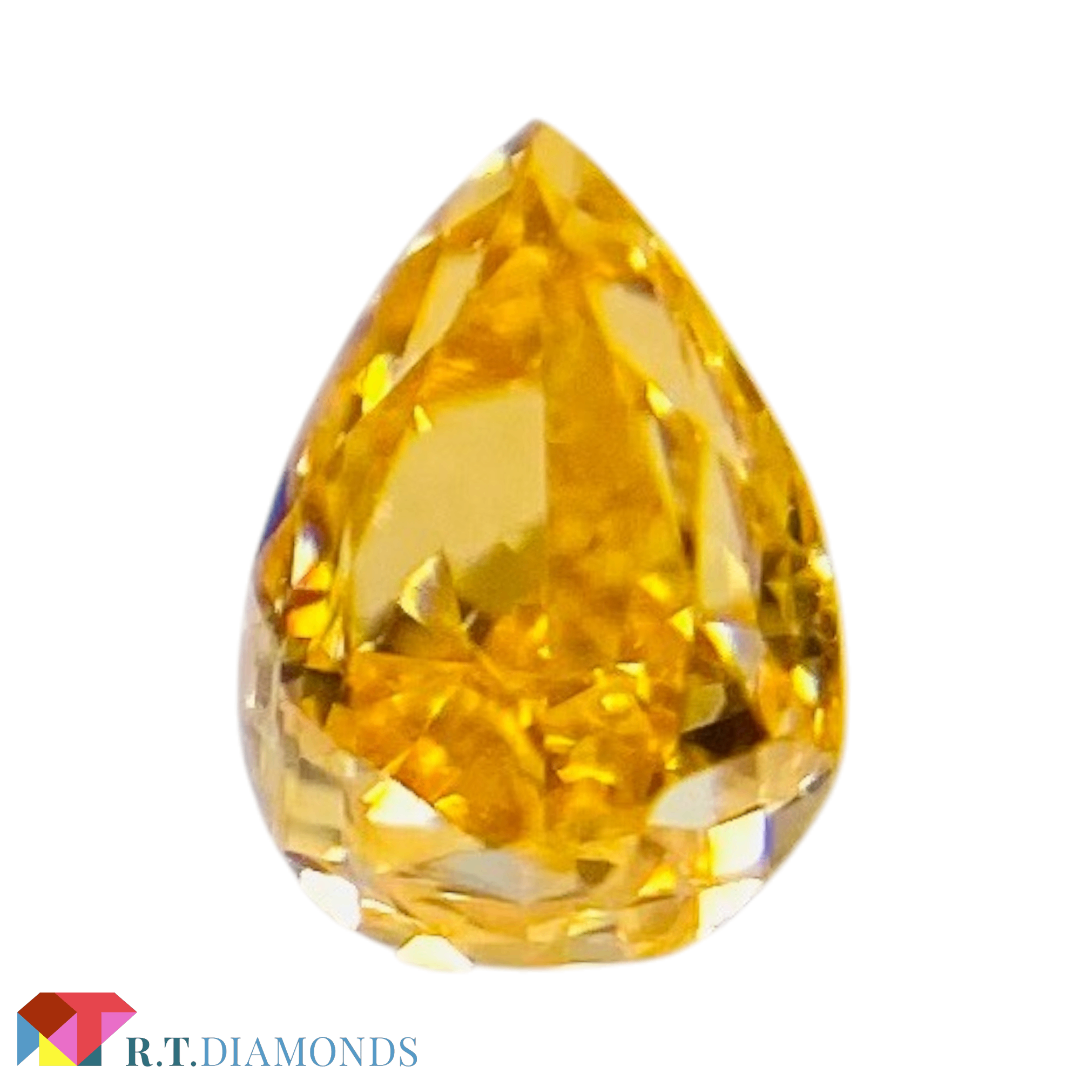 FANCY VIVID YELLOWISH ORANGE 0.095ct PS