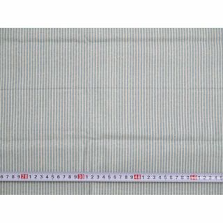 i760★デニム調ストライプ　サックス　オックス生地★